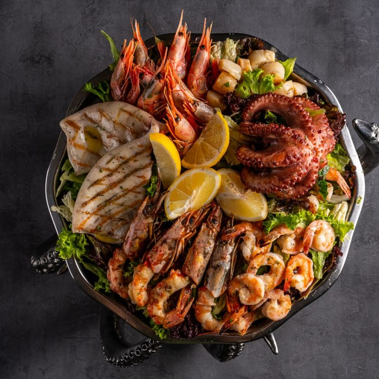 Signature seafood dish
